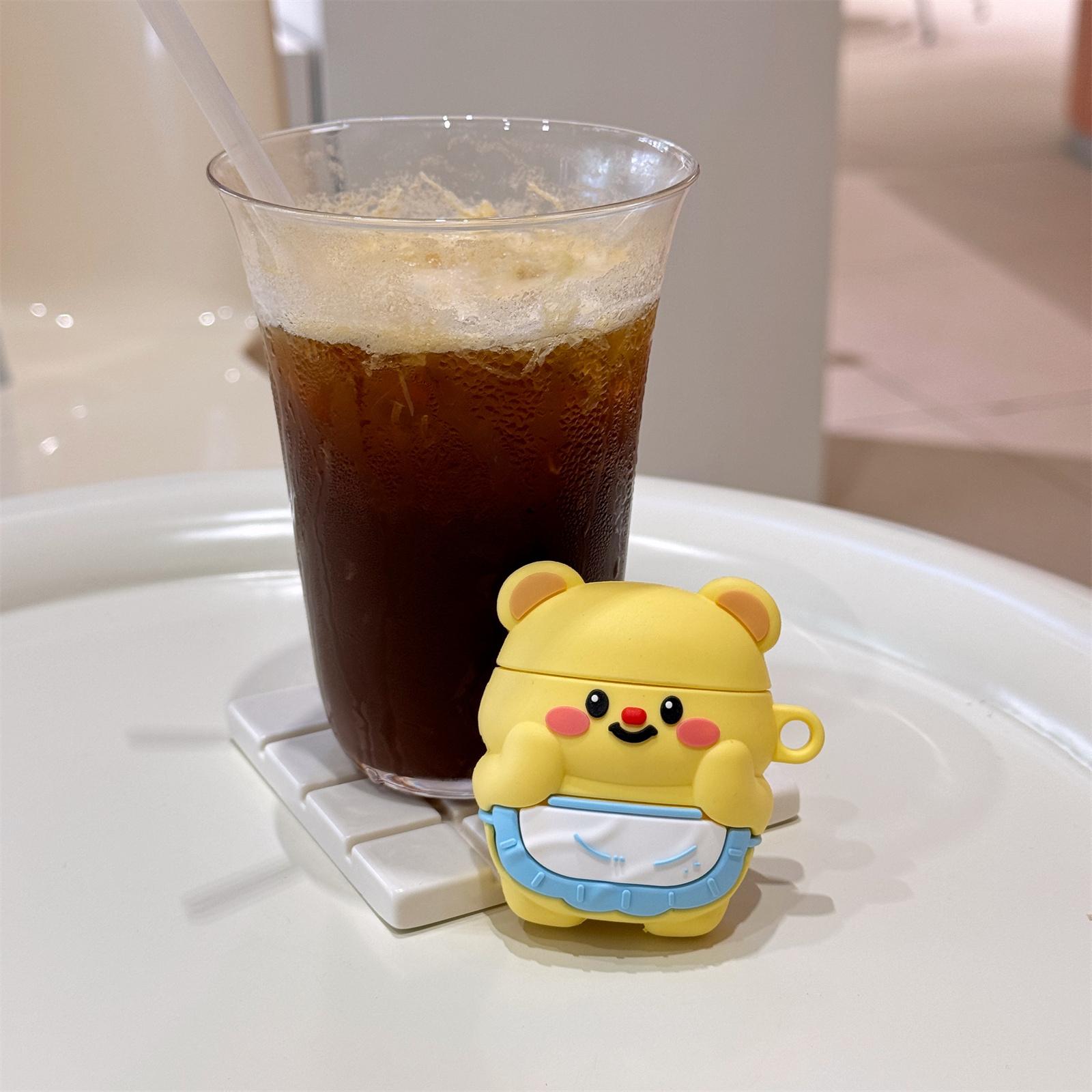 

For Apple AirPods with Wireless Charging Case (2019)/AirPods with Charging Case (2019) (2016) Silicone Earphone Case