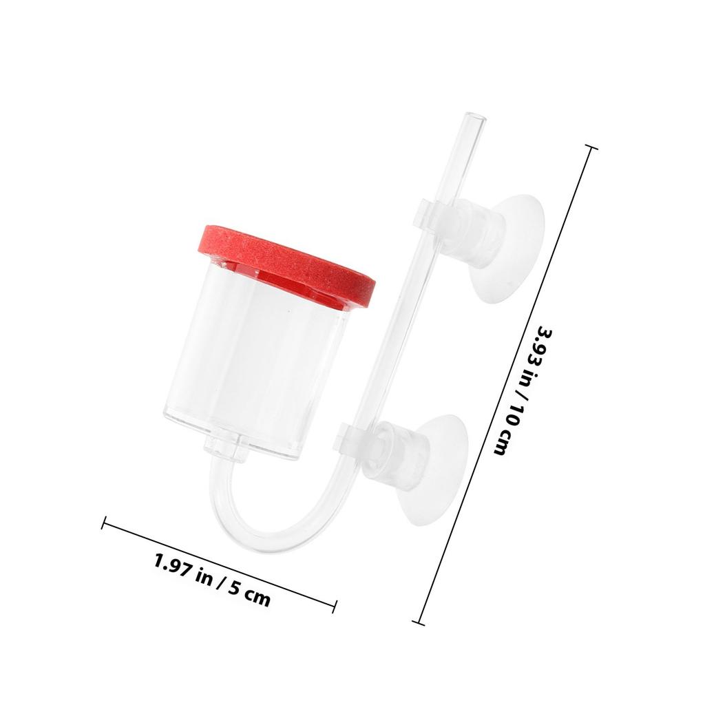 Professional Aquarium Oxygen Diffuser Air Bubbler for Fish Tank Oxygenation Compact Design Sturdy Acrylic Construction Easy