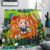 Anya Forger Flannel Blanket Cozy Comfortable Print Warm for Sofa Bed Outdoor Picnic Bedroom Travel.-TING