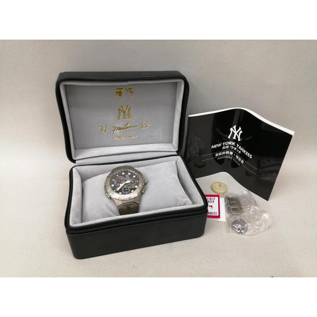 Used CITIZEN Hideki Matsui model quartz digital watch