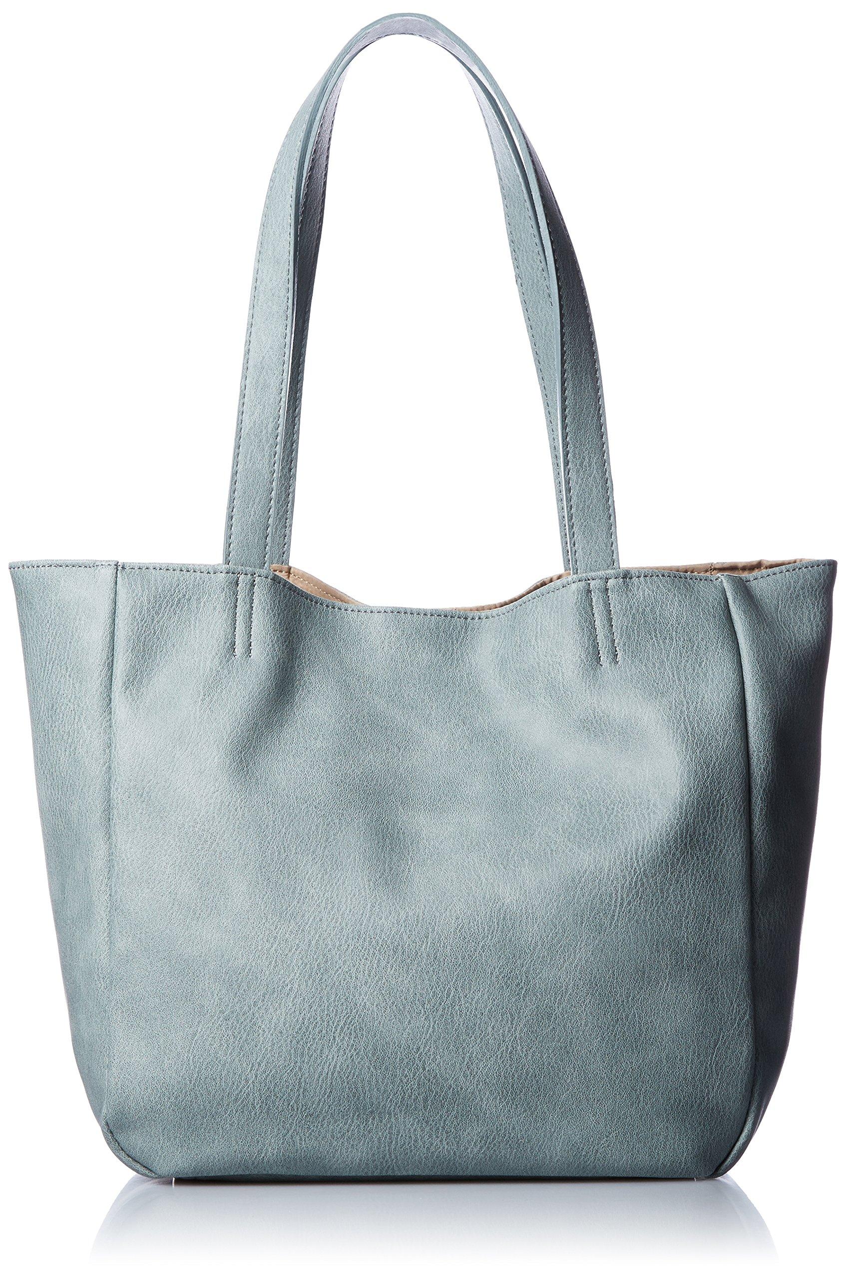 

Legato Largo LU-H0905 Smoky Grain PU 5-Pocket Mini Tote Bag, Mint Green, Women s