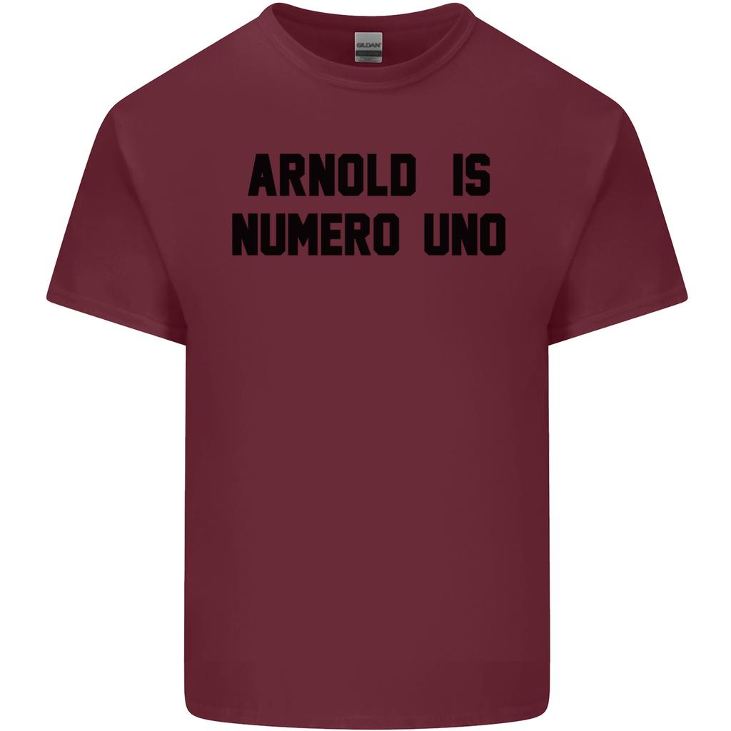 Arnold Is Numero Uno Schwarzenegger Gym Unisexs Light Cotton Tshirt
