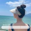 New Sun Hat Women's Uv Protection Sun Hat Summer Empty Cap Large Brim Outdoor Cycling Face Shade Hat Woman