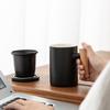 Ceramic Mug Three-Piece Set With Lid Tea Separation Office Tea Cup Business Souvenir Can Be Customized