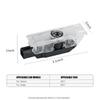 2PCS Car HD Projector Lamp Car Door Wireless Welcome Light LED Decoration Auto Accessories For Alfa Romeo Giulietta Stelvio 2017 zl6