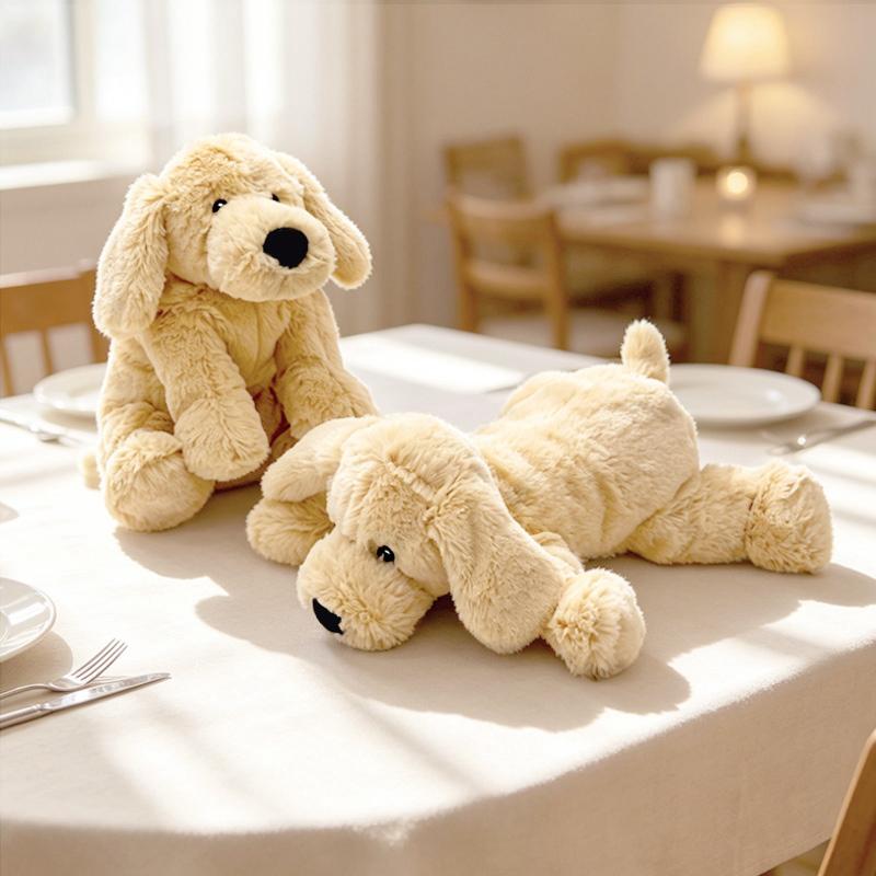 Favorite Toy Unisex Kids Brown Simulation Labrador Dog Plush Toy Creative Realistic Animal Puppy Dolls Stuffed Soft Toys For Children Birthday Gift