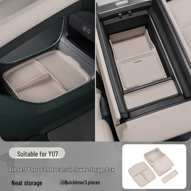 Compatible Storage Box for Xiaomi SU7/YU7 Car Interior