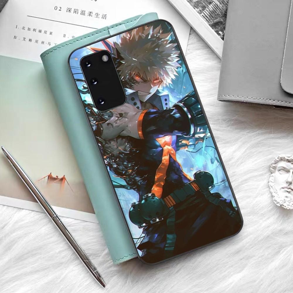 Coque de téléphone dessin animé B-Bakugo K-Katsuki Silicone PC+TPU Pour Samsung S10 20 30 22 23 24 Plus Lite Ultra Housse