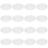 Carpet Protectors Spiked Caster Cups Round Furniture Caster Cup Transparent Plastic Chair Leg Covers Furniture Cups for Sofas