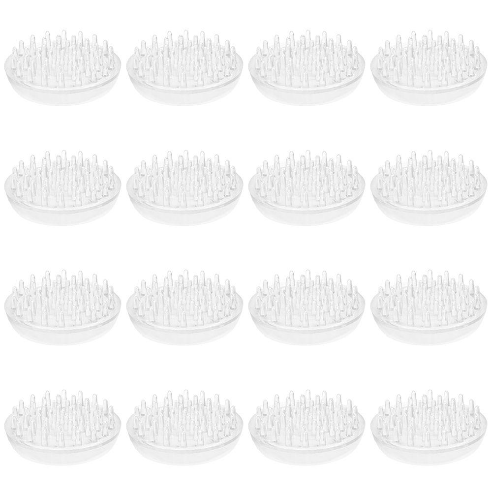 Carpet Protectors Spiked Caster Cups Round Furniture Caster Cup Transparent Plastic Chair Leg Covers Furniture Cups for Sofas