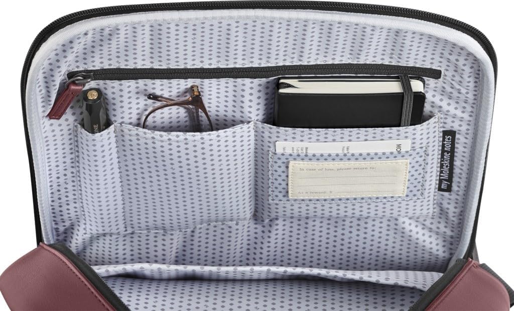 Backpack 15 Inch PC Storage Business Backpack Classic Vertical Device Bag New ET24C2DBVF18 Raspberry Red ONE SIZE [Moleskine] Men's