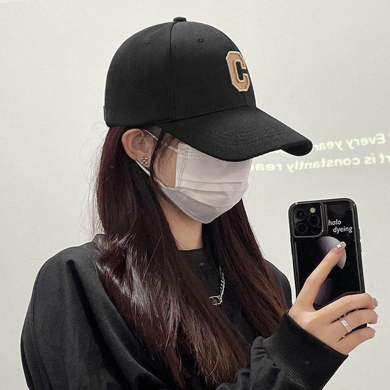 Cotton Simple Adjustable Baseball Hat For Women Summer Sun Cap Protection