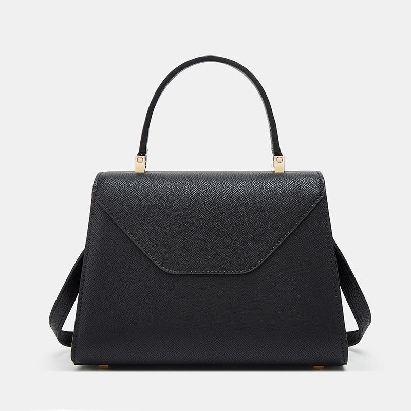 Lychee Print Handbag Niche Design Fashion Simple Locking Hand Bill Shoulder Oblique Span Female Large Capacity