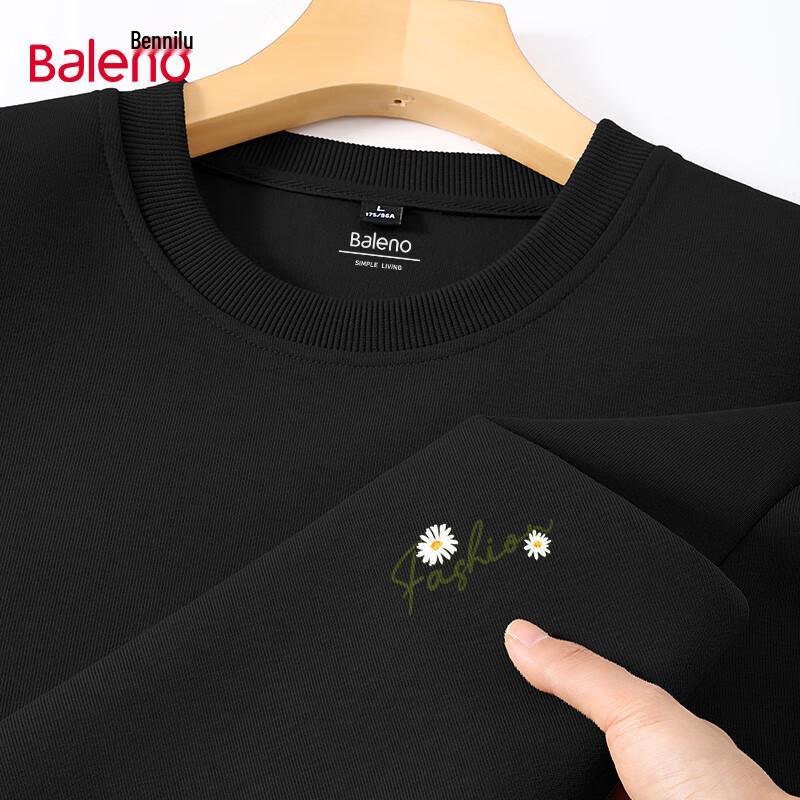Baleno Herren Sweatshirt mit Blumenmuster und Rundhalsausschnitt