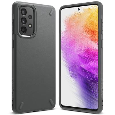 Durable and Flexible Galaxy A73 Onyx Gray Case