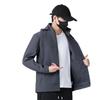 Men's 2025 Three-Proof Fleece-Lined Softshell Jacket with Detachable Hood - Windproof & Waterproof.