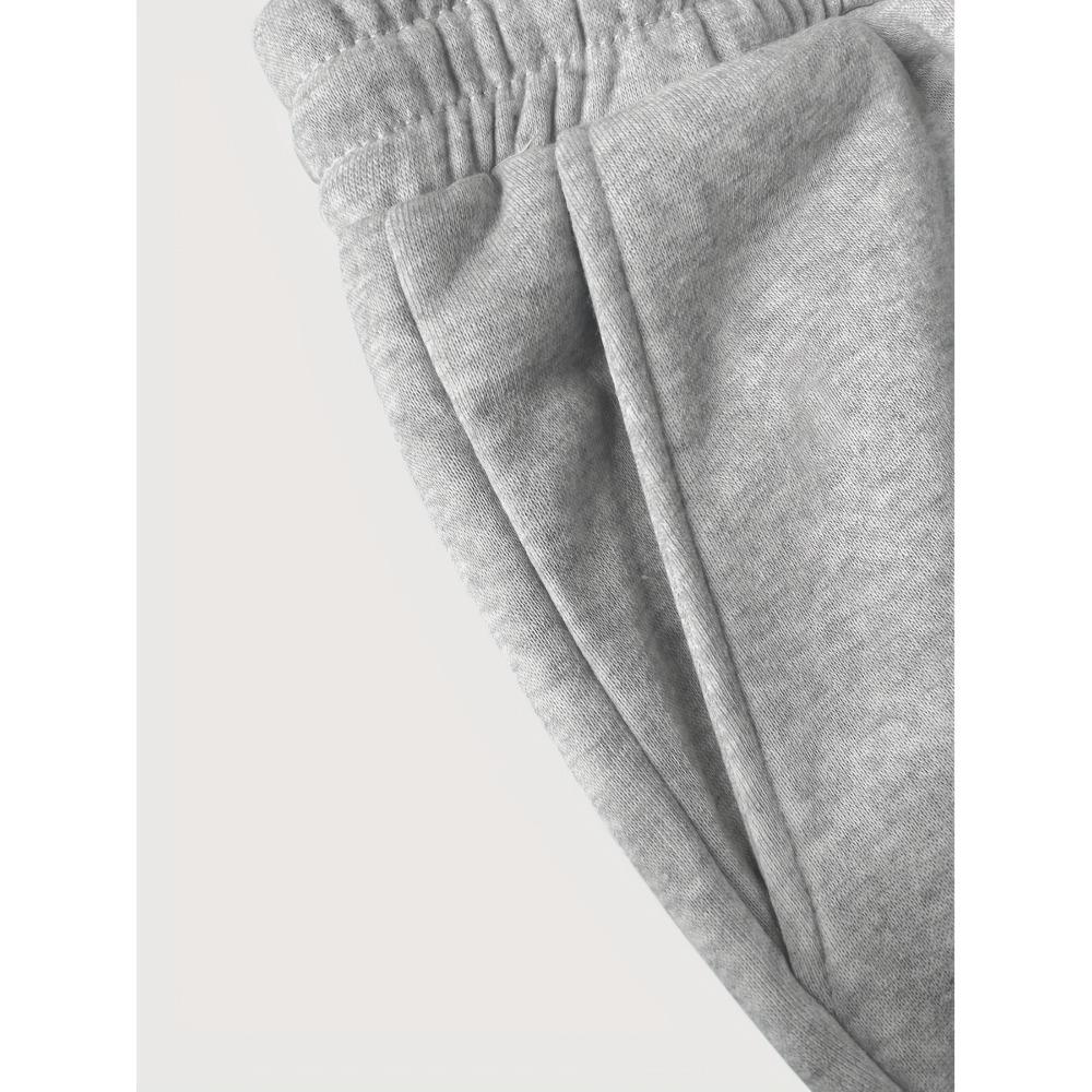Herren Herbst- und Winter-Jogginghose mit Kordelzug, lockerem Schnitt und Buchstabenaufdruck für den täglichen Gebrauch, Modische Hose mit geradem Bein