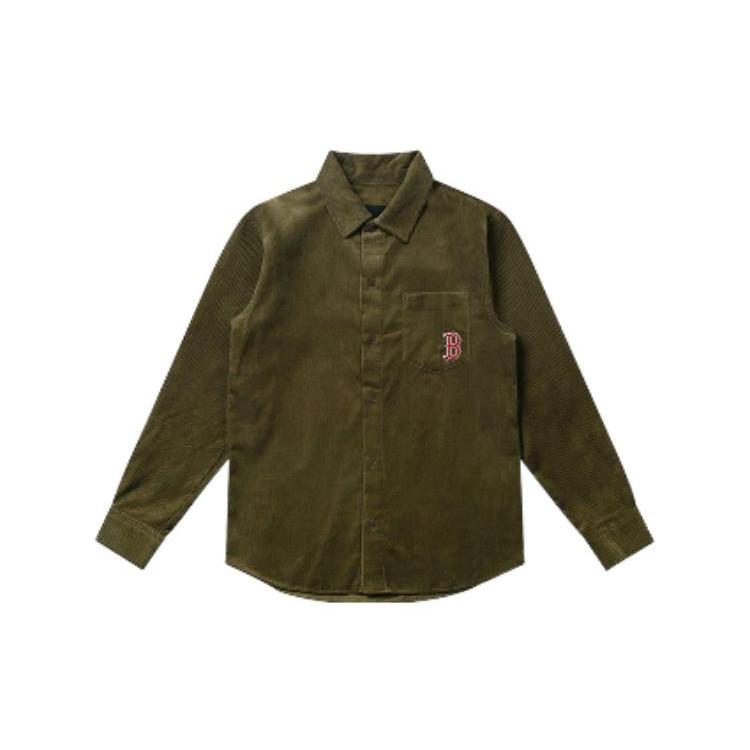 New MLB Shirts Unisex Olive Green 31WSU2041-43K