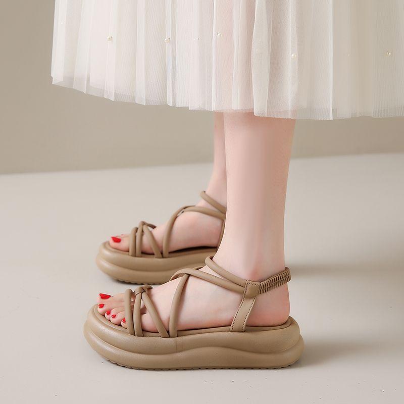 Fashion Ladies Shoes Platform Roman Style Open Toe Women's Sandals 2025 Trend Summer Comfortable Sale Comfort The Best Trending Elegant