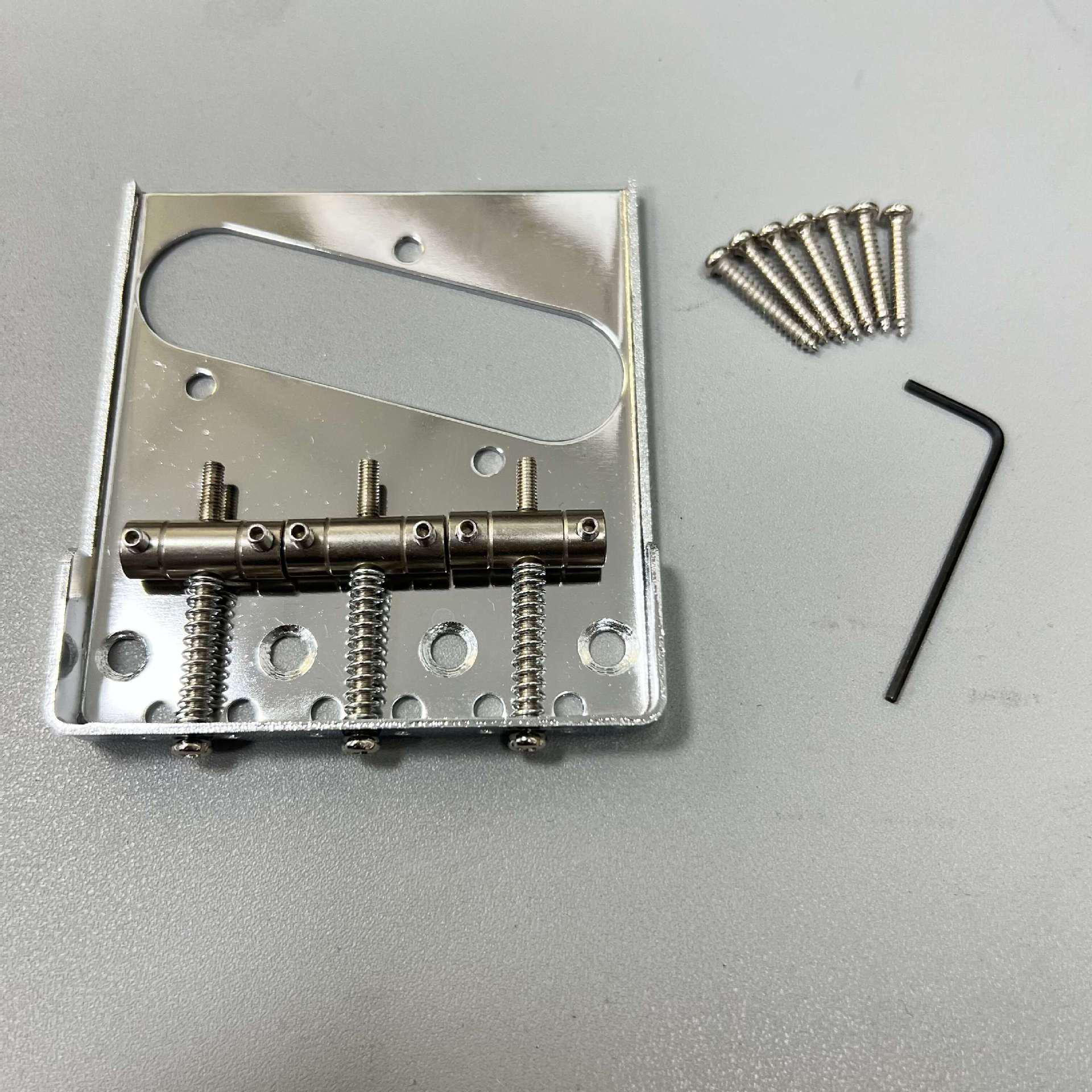 TL Matte Scratch-Resistant Half Side Saddle Bridge for Musical Instruments Half Side Bridge Gold