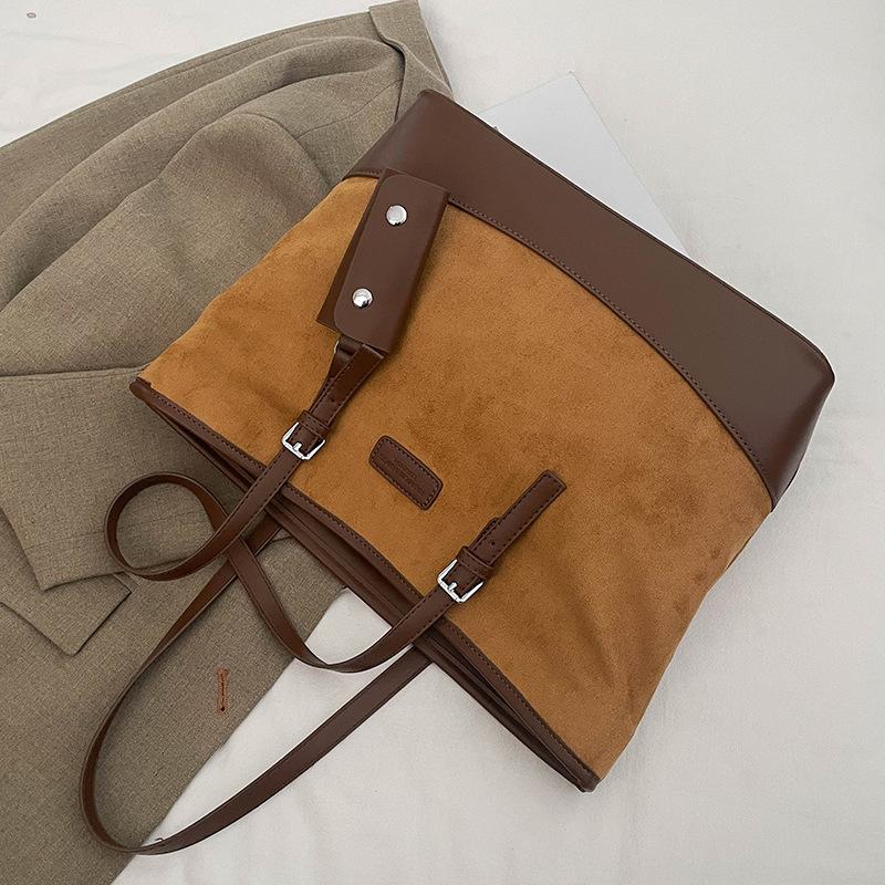 Large Capacity Shoulder Bag Women's New Trendy High-end Atmosphere Exquisite High-end Commuter Tote Bag