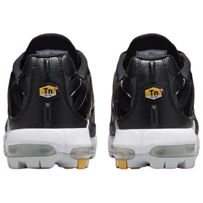 Nike Air Max Plus Golf Black Leather Unisex Sneakers White University-Gold FZ4150-001