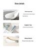 Simple Ceramic Long-handled Soup Spoon and Chopsticks Set for Home and Restaurant Use