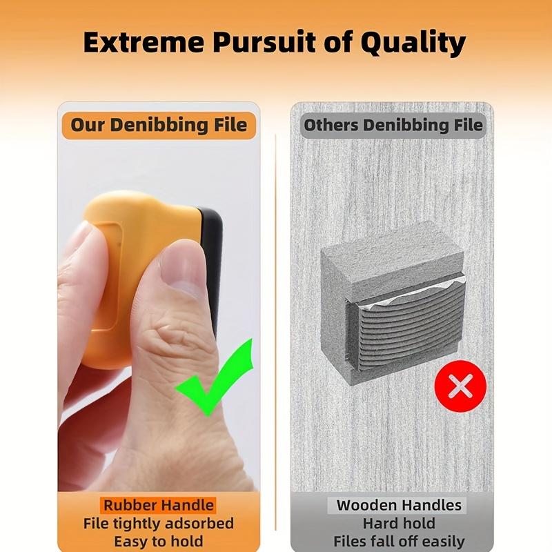 File, Paint File Tool for Quick Removal of Paint Imperfections, Two Sided Mini-File Blade for Repairing Paint Retention, Stains On Cars