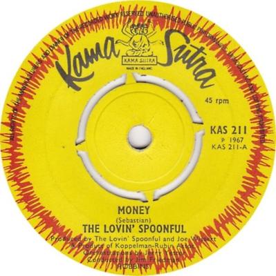 7 inch Single LOVIN' SPOONFUL - Money KAS211 Kama Sutra 1967 VK Rock Gebruikt