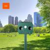 Solar Animal Repeller Ultrasonic Repellents LED Light Alarm Repels Cat Dogs Bird