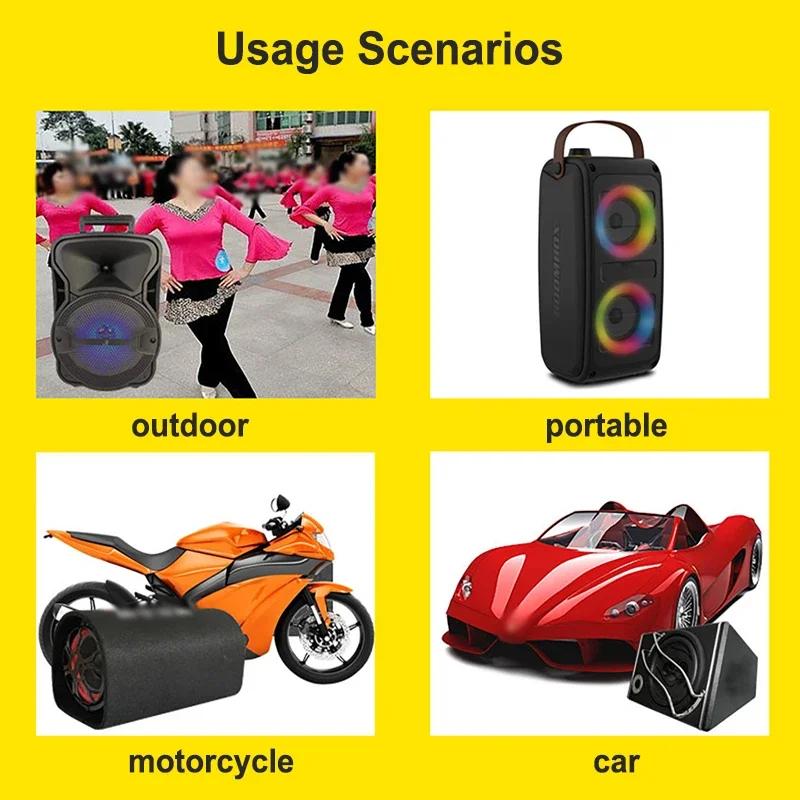 Bluetooth 5.0 Amplifier Board With Optical Audio AMP USB FM Radio TF Player DIY Audio Subwoofer For Karaoke Home Car 110V/220V