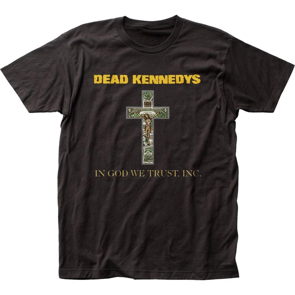 Dead Kennedys In God We Trust Cross Mens T Shirt Music Classic Band Tee Black Unisex T-Shirt S