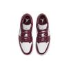 New JORDAN 1 Low White Bordeaux 553558-615