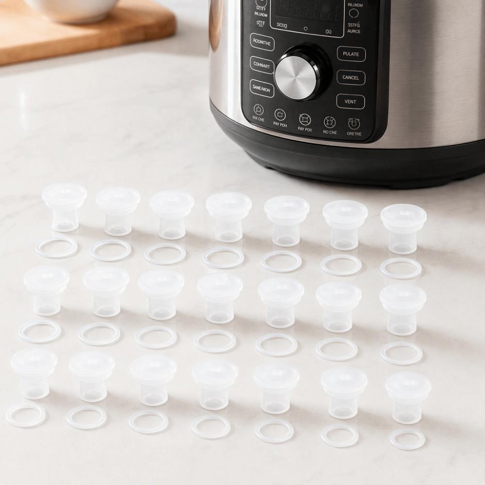 20SETS Rubber Material Sealing Rings Silicone Material Replacement Gaskets Kitchen Cooking