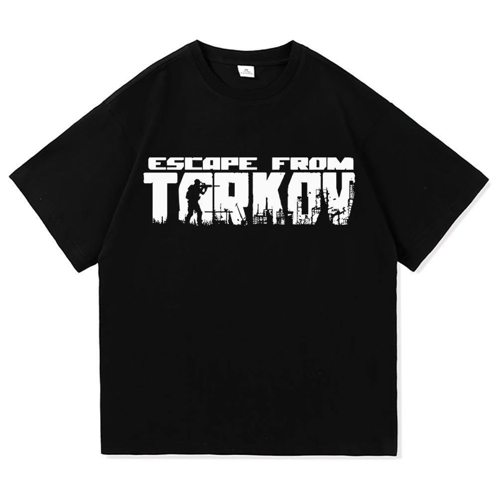 2025 Hot Game Escape From Tarkov TShirt Fashion Menwomen Clothing Harajuku High Quality Tops Cotton TShirts Vintage Male Tees