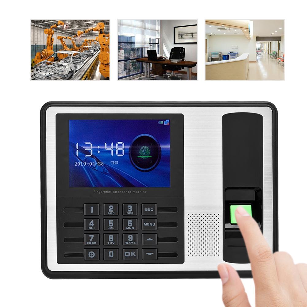 4inch TFT LCD Screen TCP/IP Interface Fingerprint Password Attendance Machine