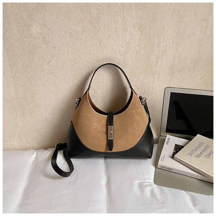 Early spring French elegance temperament women s diagonal cross handbag women s zipper One size хаки
