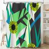 Geometric Abstract Shower Curtain Modern Art Washable Bathroom Decor Set Waterproof Liner