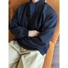 Japanese Harajuku Padded Shoulder Bomber Jacket for Men - Spring/Autumn High-End Stand Collar, 2026 Design.