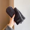 Men’s Plush Wool Mittens: Thick, Windproof & Cold-Proof Winter Gloves for Outdoor Activities