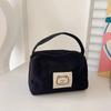 Women's Cosmetic Bags Plush Cute Summer Fashion Large Soft Comfortable Handbag With Handle
