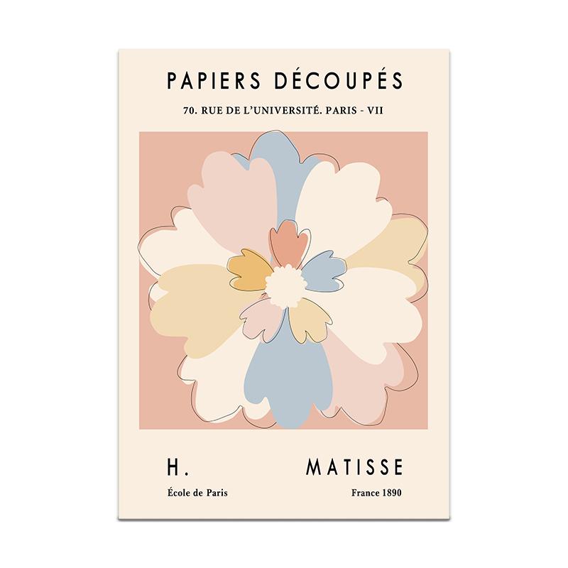 Henri Matisse Poster Flower Canvas Painting Art Nordic Leaf Posters Prints Wall Pictures for Living Room Home Decor Unframed