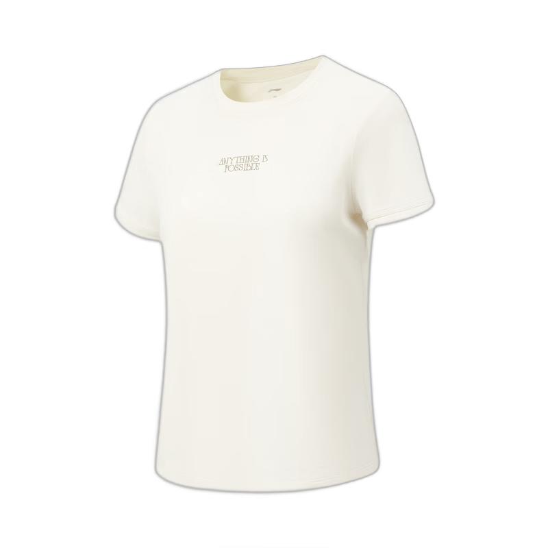 Li-Ning Women s Ice-Feel Moisture-Wicking Loose Short Sleeve T-Shirt L