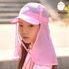 Molang Character Aqua Beach Children's Water Play Flap Cap Pink