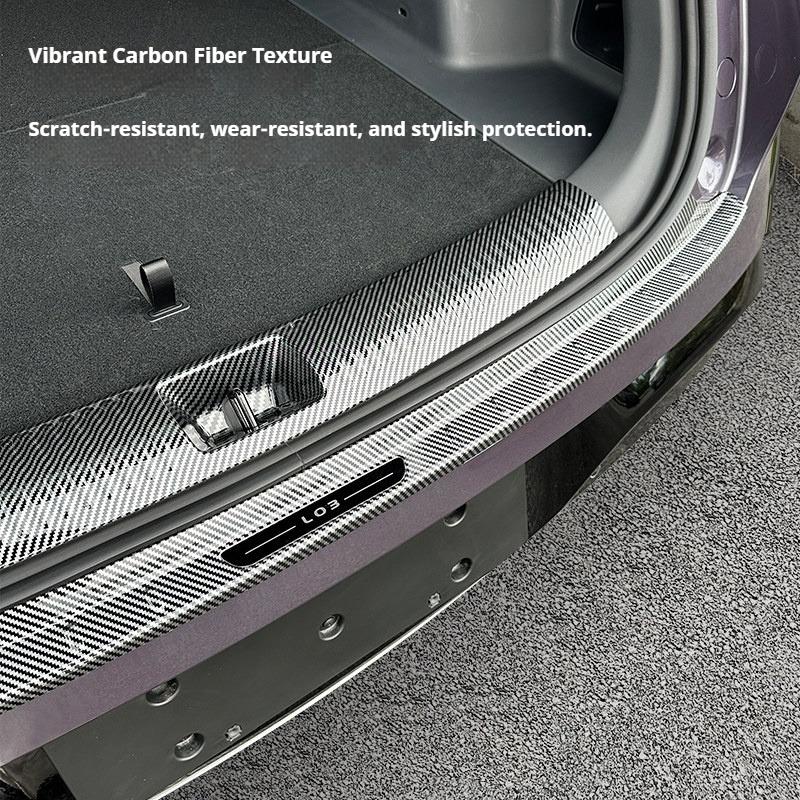 For Xpeng MONA L03 2026 Trunk Sill Guard Protector Sticker Rear Threshold Anti‑Scratch Decal Car Accessories