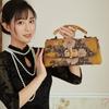 Fashion Chinese Style Cheongsam Silk Bag Women Handbag Bamboo Japanese Hand Embroidery Tote Female Crossbody Bags