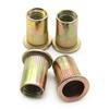 5-50pcs M3 M4 M5 M6 M8 M10 M12 Blind Rivet Nut  Rivnut Yellow Zinc Plated Threaded Inserts for Housings Panels