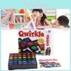 Qwirkle Holzpuzzle Familienspiel Für Kinder Mit Gehirnjogging und Zweispieler-Spaß