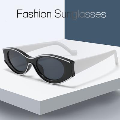 RetroStyle Oval Frame Sunglasses Womens Stylish Sun Glasses Ladies Summer Travel Eyewear UV400 Eye Production Oculos De Sol