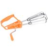 Egg Beater Stainless Steel Plastic Hand Crank Autorotation Effort Saving Manual Hand Mixer for Home Kitchen Cooking
